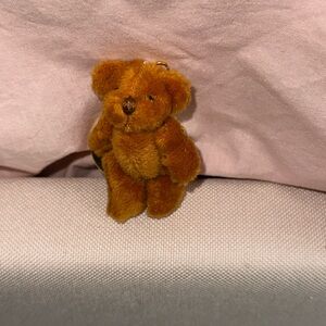 Cute Brown Teddy Bear Keychain